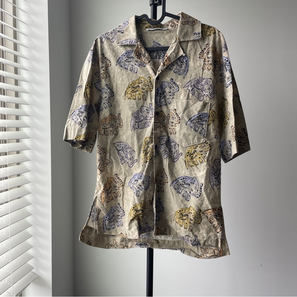 Acne Studio - Casual Short-Sleeve Printed Men’s Shirt
